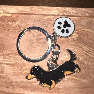 5/$25 Dachshund Key Ring with 🐾 For all those Dachshund lovers.